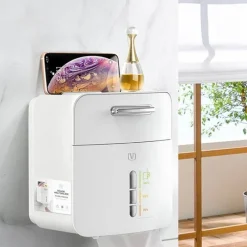 Tranquil Waters Badezimmer-Toilettenpapier-Aufbewahrungsregal - Badezimmer-Organizer-Spender