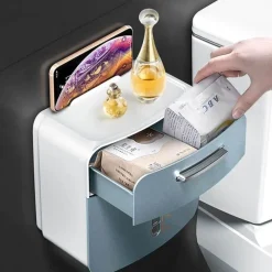 Tranquil Waters Badezimmer-Toilettenpapier-Aufbewahrungsregal - Badezimmer-Organizer-Spender