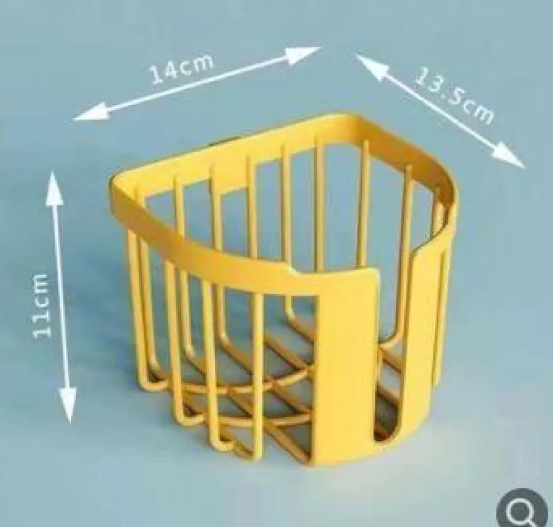 Tranquil Waters Badezimmer|Küche & Esszimmer-Toilettenpapierhalter zur Wandmontage – Stilvolle Aufbewahrungsbox für das Badezimmer