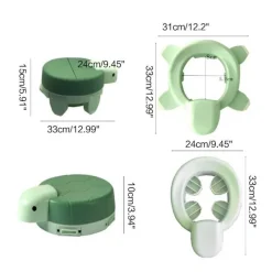 Kinder Trail Tech Kinderwagen & Zubehör|Outdoor-Artikel-Toilettentrainer für Kleinkinder mit Schildkrötenmotiv – lustiger Töpfchen-Trainingssitz für einfache Benutzung