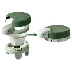 Kinder Trail Tech Kinderwagen & Zubehör|Outdoor-Artikel-Toilettentrainer für Kleinkinder mit Schildkrötenmotiv – lustiger Töpfchen-Trainingssitz für einfache Benutzung