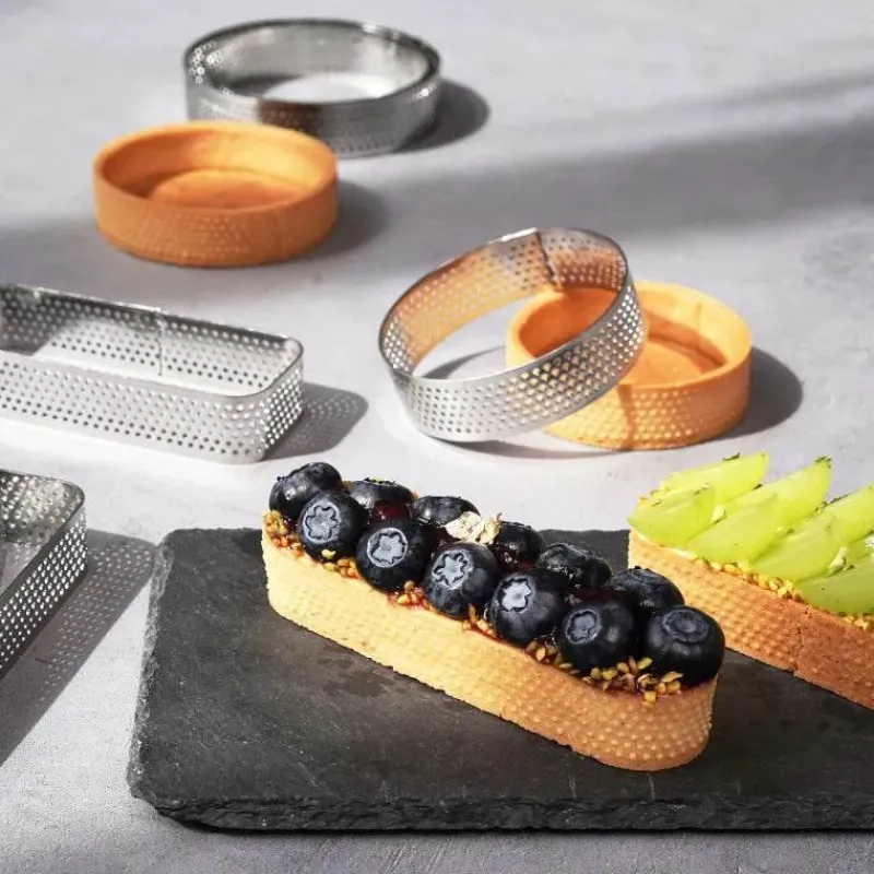 Tom Küche & Esszimmer-Tortenring aus Edelstahl – wiederverwendbare Kuchen- und Mousseform