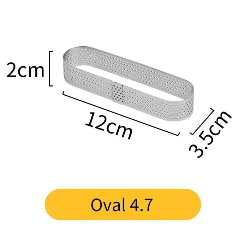 Tom Küche & Esszimmer-Tortenring aus Edelstahl – wiederverwendbare Kuchen- und Mousseform
