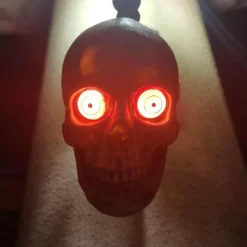 The Gilded Nest Beleuchtung-Totenkopf LED Nachtlicht - Gruselige Halloween Dekoration