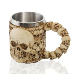 The Cozy Mug Küche & Esszimmer-Totenkopfbecher - Halloween Milchbecher