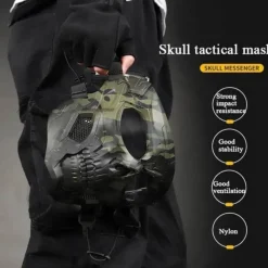 Decor Fahrräder & Verkehr-Totenkopf-Motorradmaske - Offroad-Fahrausrüstung