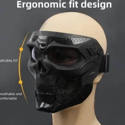 Decor Fahrräder & Verkehr-Totenkopf-Motorradmaske - Offroad-Fahrausrüstung