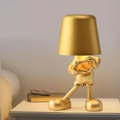Bright Accents Beleuchtung-Touch-Lade-Schreibtischlampe - Golden Man Design