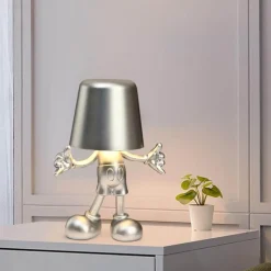 Bright Accents Beleuchtung-Touch-Lade-Schreibtischlampe - Golden Man Design