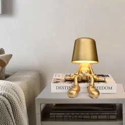 Bright Accents Beleuchtung-Touch-Lade-Schreibtischlampe - Golden Man Design