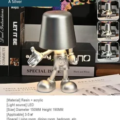 Bright Accents Beleuchtung-Touch-Lade-Schreibtischlampe - Golden Man Design