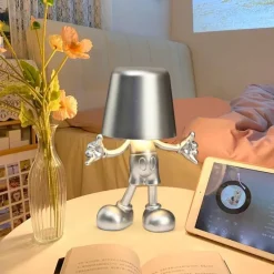 Bright Accents Beleuchtung-Touch-Lade-Schreibtischlampe - Golden Man Design