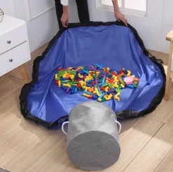 Space Savvy Babyspielzeug-Tragbare Aufbewahrungstasche für Spielzeug – einfache Reinigungslösung