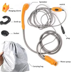 Gear Up u0026 Go Outdoor-Artikel|Outdoor-Gadgets-Tragbare Autowaschpumpe – Kompakter elektrischer Hochdruckreiniger