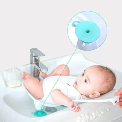Kinder The Decor Haven Kinderwagen & Zubehör-Tragbare Badewanne für Neugeborene – benutzerfreundliche Badelösung für Säuglinge