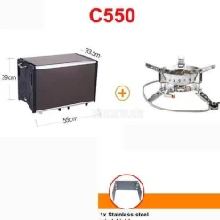 Nomad Gear Camping-Werkzeuge|Camping Im Freien-Tragbare Campingküche – Faltbare Outdoor-Kochstation