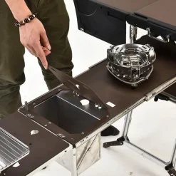 Trail u0026 Beyond Camping-Werkzeuge|Camping Im Freien-Tragbare Campingküche – Faltbare Outdoor-Kochstation
