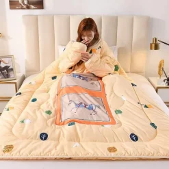 Cozy Haven Bettzeug-Tragbare Decke - Niedliche bedruckte Bettdecke