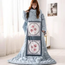 Cozy Haven Bettzeug-Tragbare Decke - Niedliche bedruckte Bettdecke