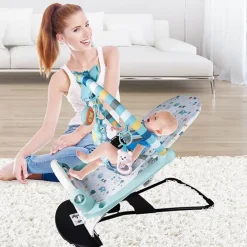 Kinder The Decor Haven Kinderwagen & Zubehör-Tragbare elektrische Babywippe – faltbare automatische Wiege