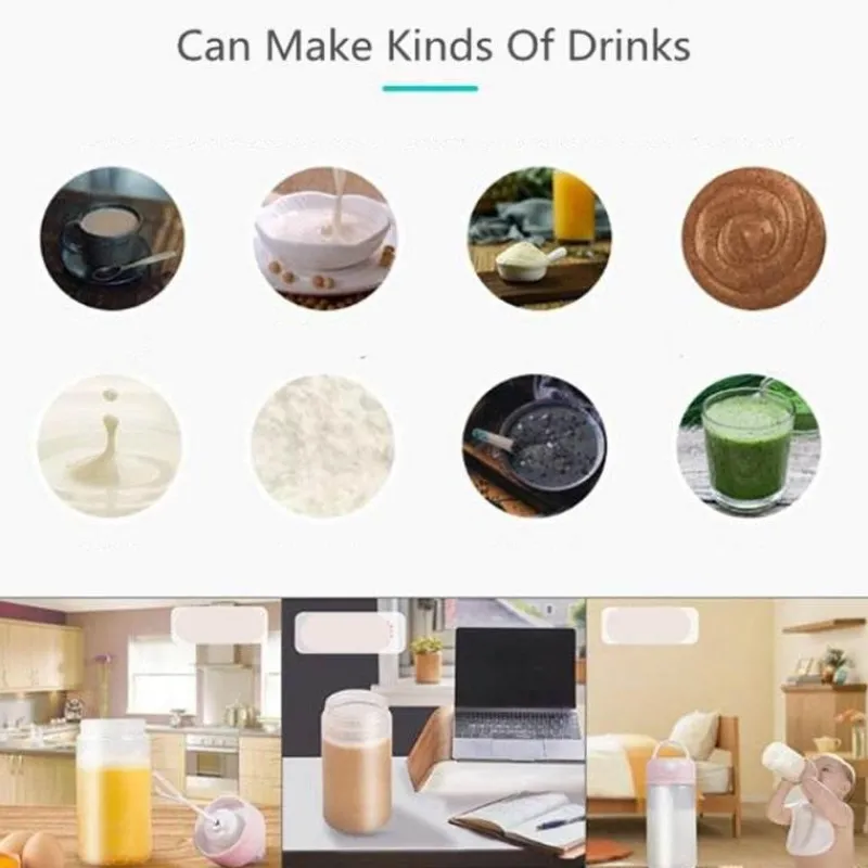 Trail Tech Camping-Werkzeuge|Outdoor-Gadgets-Tragbare elektrische Shaker-Flasche – Kompakter Reisemixer