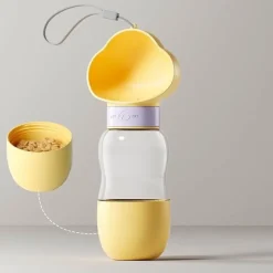 Wild u0026 Free Gear Haustierzubehör|Tierfütterung-Tragbare Haustier-Wasserflasche - 2-in-1-Reise-Futterspender