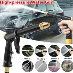 Adventure Basecamp Autopflege|Autozubehör-Tragbare Hochdruck-Wasserpistole – Einstellbare, leicht zu reinigende Spritzpistole