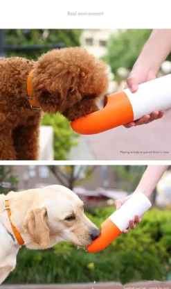 Furendo Haustierzubehör|Reinigungswerkzeuge Für Haustiere-Tragbare Hundewasserflasche – Reise-Trinkflasche für Haustiere