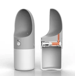 Furendo Haustierzubehör|Reinigungswerkzeuge Für Haustiere-Tragbare Hundewasserflasche – Reise-Trinkflasche für Haustiere