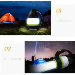 Trail Tech Camping-Werkzeuge|Outdoor-Artikel-Tragbare 3-in-1-LED-Campinglaterne für Outdoor-Abenteuer