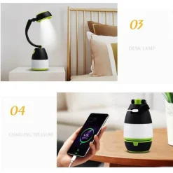 Trail Tech Camping-Werkzeuge|Outdoor-Artikel-Tragbare 3-in-1-LED-Campinglaterne für Outdoor-Abenteuer