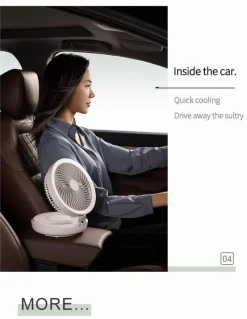 Cozy Living Gadgets Für Zuhause|Beleuchtung-Tragbare kabellose faltbare Ventilator-Nachtlampe