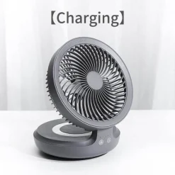 Cozy Living Gadgets Für Zuhause|Beleuchtung-Tragbare kabellose faltbare Ventilator-Nachtlampe