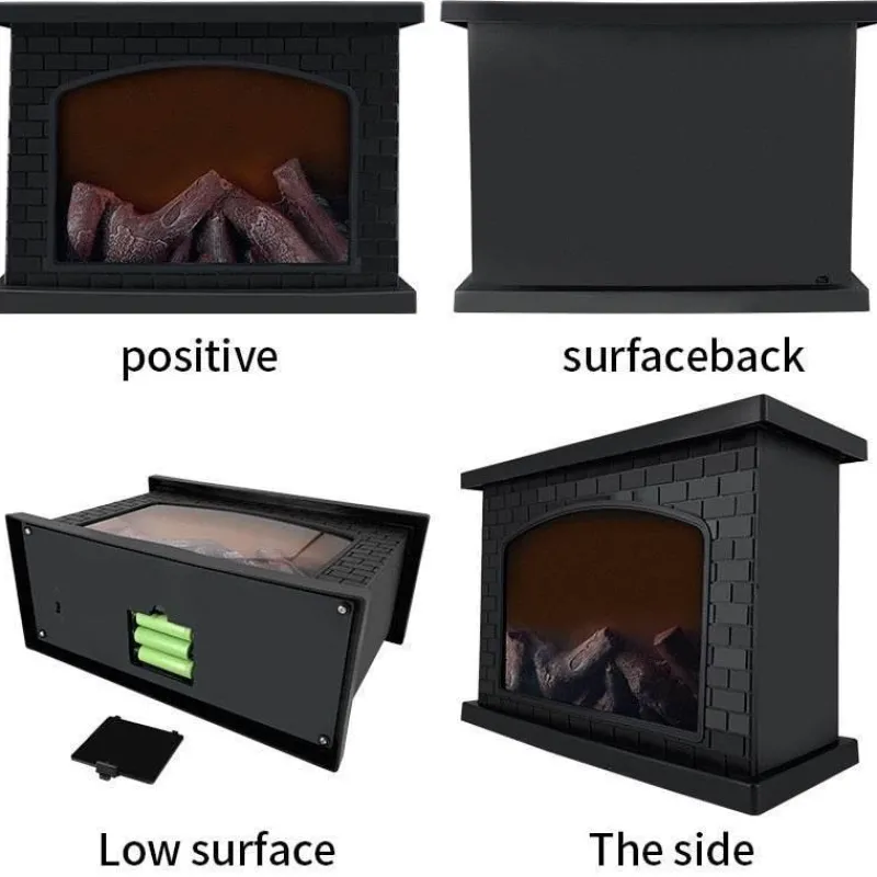 Willow u0026 Whim Beleuchtung-Tragbare Kamin-Nachtlampe – Inferno-Design