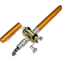 Gear Up u0026 Go Outdoor-Artikel|Outdoor-Gadgets-Tragbare Mini-Angelrute – kompakte Reise-Angelrute