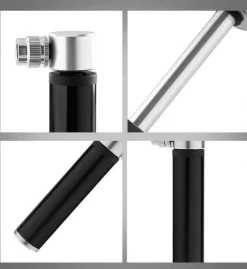 Decor Fahrräder & Verkehr-Tragbare Mini-Fahrradpumpe aus Aluminium – kompakte Fahrradluftpumpe