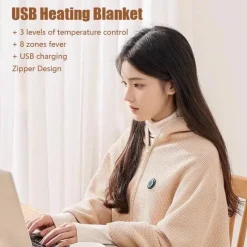 Trail u0026 Beyond Camping Im Freien|Gadgets Für Zuhause-Tragbare, per USB wiederaufladbare Heizdecke – Wärme für unterwegs