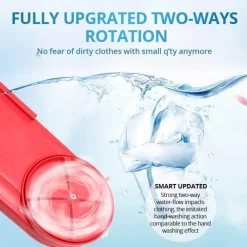 Tranquil Waters Badezimmer|Möbel-Tragbare Reisewaschmaschine – Kompakte Wäschelösung