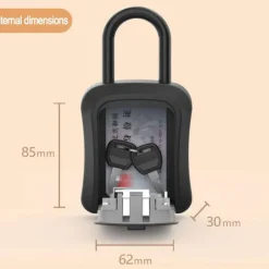 Cozy Living Camping Im Freien|Outdoor & Garten-Tragbare Schlüsselaufbewahrungsbox - Reisepasswort-Organizer