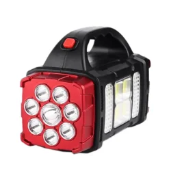 The Outdoor Vault Camping-Werkzeuge|Heimwerkzeuge-Tragbare Solar-Powerbank mit LED-Taschenlampe – Ladegerät für den Außenbereich