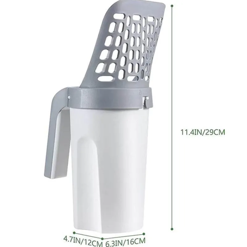 Furendo Haustierzubehör|Reinigungswerkzeuge Für Haustiere-Tragbare Streuschaufel für Haustiere – leicht zu reinigendes Werkzeug für Katzen und Hunde