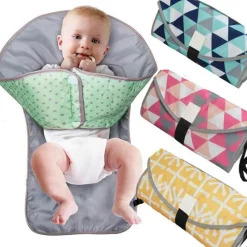 Kinder The Decor Haven Kinderwagen & Zubehör-Tragbare wasserdichte Wickelunterlage - 3-in-1-Babymatte