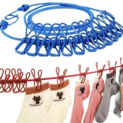 Trail u0026 Beyond Camping-Werkzeuge|Camping Im Freien-Tragbare winddichte Wäscheleine – Camping-Trockenseil