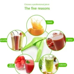 Tom Küche & Esszimmer-Tragbare Zitruspresse - Fruchtpresse Mixer