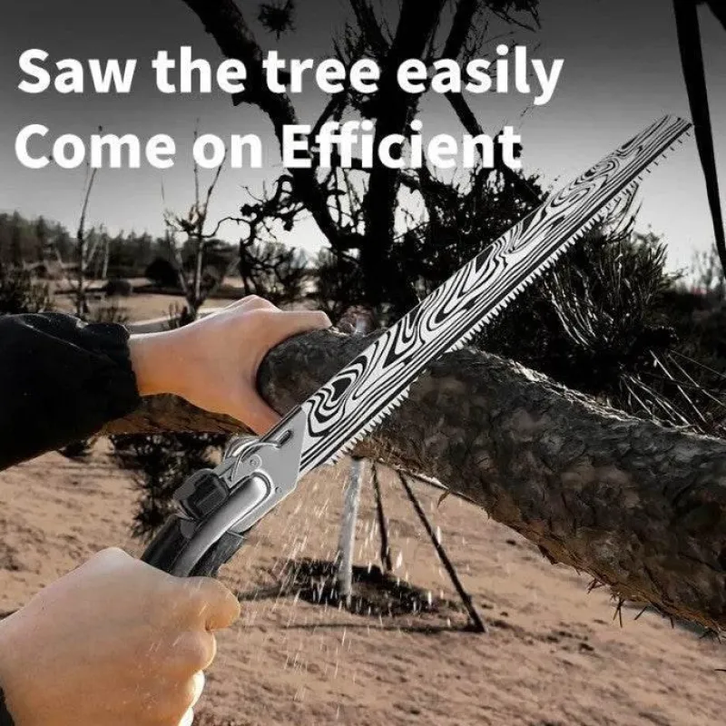 The Outdoor Vault Camping-Werkzeuge|Camping Im Freien-Tragbare, zusammenklappbare Holzsäge – Meisterwerkzeug für präzises Astschneiden