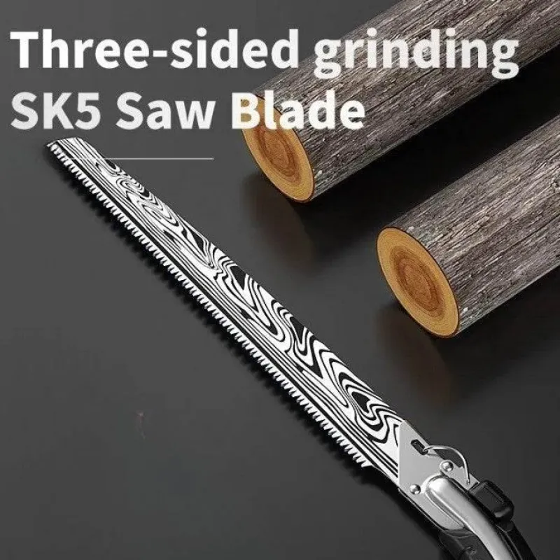 The Outdoor Vault Camping-Werkzeuge|Camping Im Freien-Tragbare, zusammenklappbare Holzsäge – Meisterwerkzeug für präzises Astschneiden