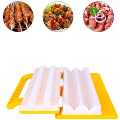 Adventure Basecamp Camping Im Freien|Outdoor-Artikel-Tragbarer BBQ-Kebab-Maker – Doppelspieß-Grillwerkzeug