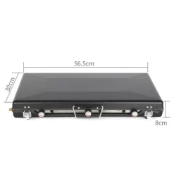 Adventure Basecamp Camping Im Freien|Küche & Esszimmer-Tragbarer 2-Brenner-Grill – Kompakte Kochlösung für draußen