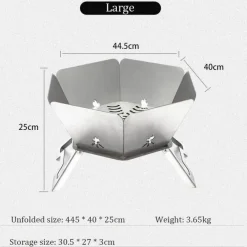 The Outdoor Vault Camping-Werkzeuge|Camping Im Freien-Tragbarer Camping-BBQ-Grill – Abenteuerbereiter Outdoor-Grill