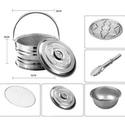 Adventure Basecamp Camping Im Freien|Outdoor-Artikel-Tragbarer Campingkocher - Outdoor-BBQ-Grill